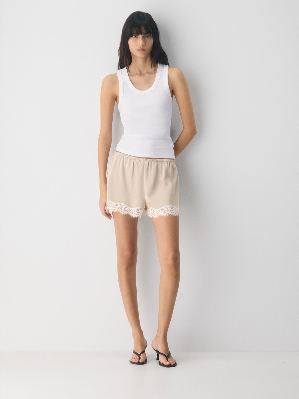 Aritzia whimsy satin short